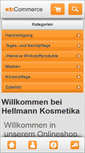 Mobile Screenshot of hellmann-kosmetika.de